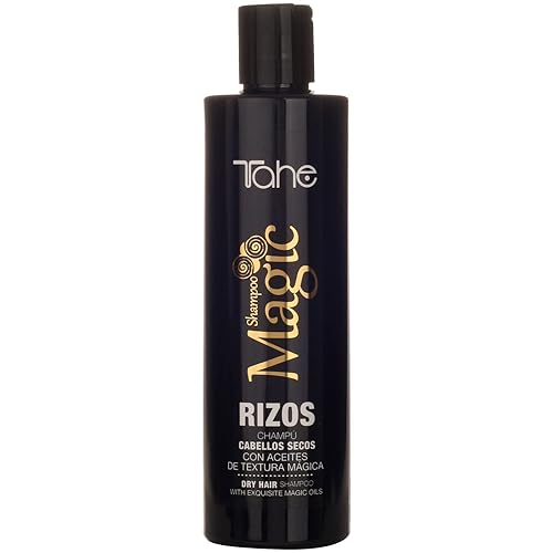 Tahe Champú Magic Rizos para Cabello Seco y Rizado - Efecto Hidratante Antiencrespamiento, 10.1 fl oz