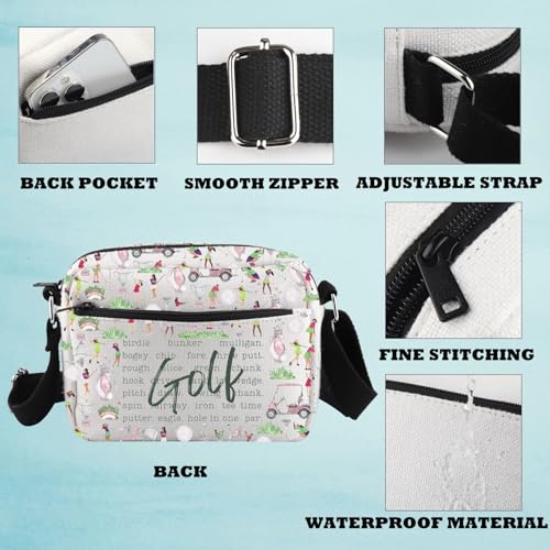 Golf Crossbody Bag Golfing Gift Father's Day Golf Gift Golf Accessories Gift for Golfer Men Golf Ball Bag3