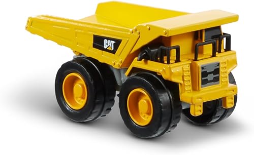 Miniatura 3 de CAT Juguetes de construcción de metal fundido a presión, paquete de 3 vehículos, camión volquetemezclador de cementonivelador para mayores de 3 años