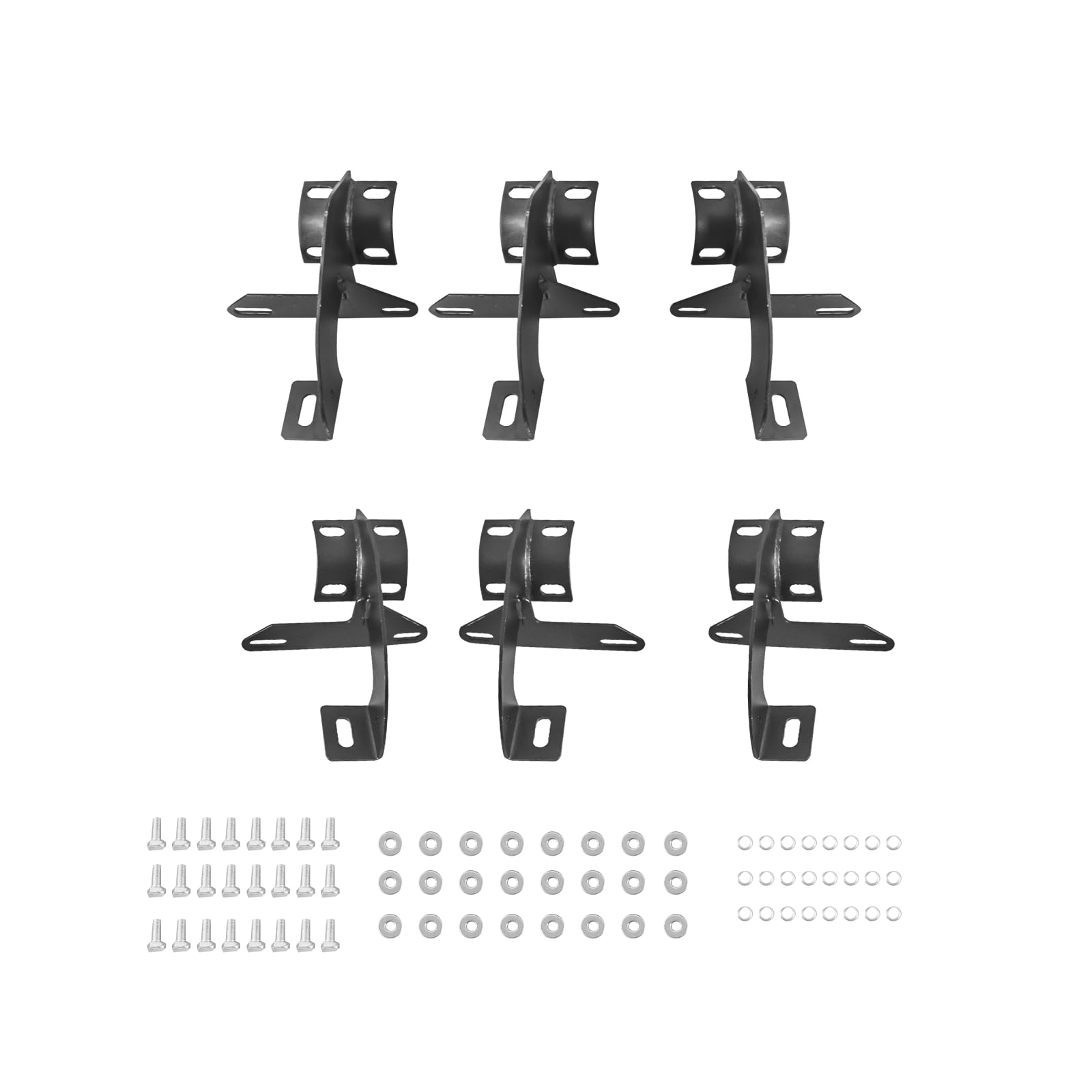 KUIPERAUTO Running Boards Side Steps Compatible with 2018-2024 Jeep Wrangler JL 4-Door Unlimited Sports Sahara Rubicon Round Drop (3 inches)