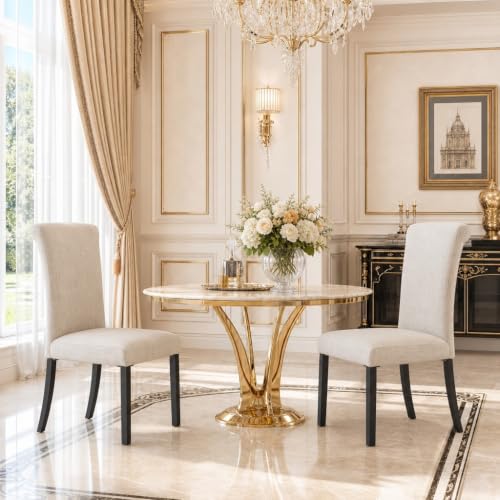 arora beige upholstered chair reviews
