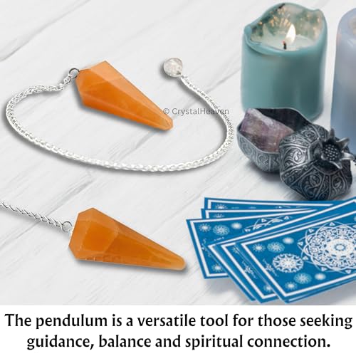 Image of Red Aventurine Pendulum Dowsing Tool - Natural Crystal Pendulum for Spiritual Guidance - Premium Dowser Pendulum for Accurate Divination and Energy Healing - Perfect for Energy Healing and Chakra Balancing - Handcrafted with Precision and Elegance