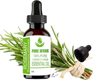 Pure Herbs Rosemary ( Rosmarinus officinalis ) Pure & Natural Essential Oils (50ml)