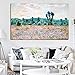 HJGB Toile Pop Art Impression Claude Monet Pavot Sauvage Paysage nostalgique Peinture à l'huile Murale canapé Salon sans Cadre décoratif Toile Affiche C30 40x60cm