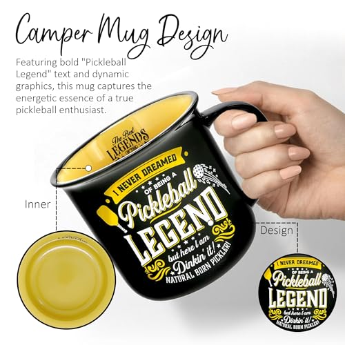 Taza cerámica 13 oz campfire Pickleball Legend miniatura 2