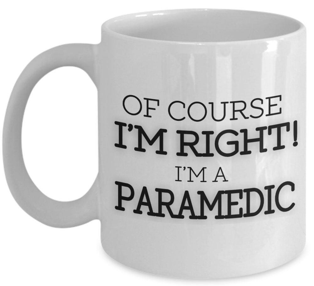 Shaniztoons White Paramedic Christmas Novelty Gift Mug