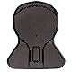 Merauno Full Active Soft Gel-Pad Voll Lammfell Sattelunterlage Memory Lammfell Gel Pad Stoßdämpfende Anti-Rutsch-und Luft-Release (Schwarz, Gel-pad)