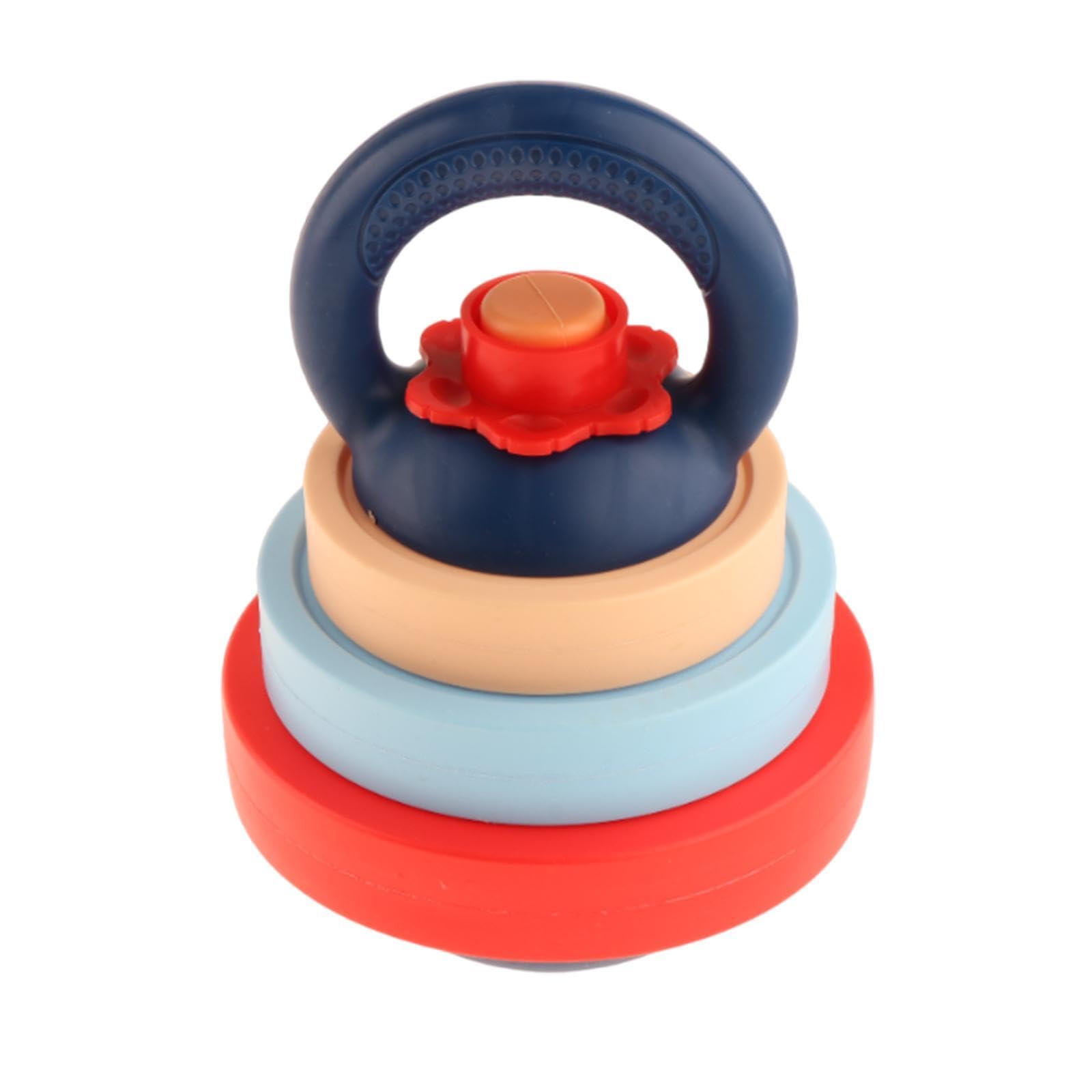 Fiocias Kids Kettlebell Dumbbell Fitness Set Kids Workout Equipment Set Playset for Ages 4-7 Years Old Early Development for Home Use, style B