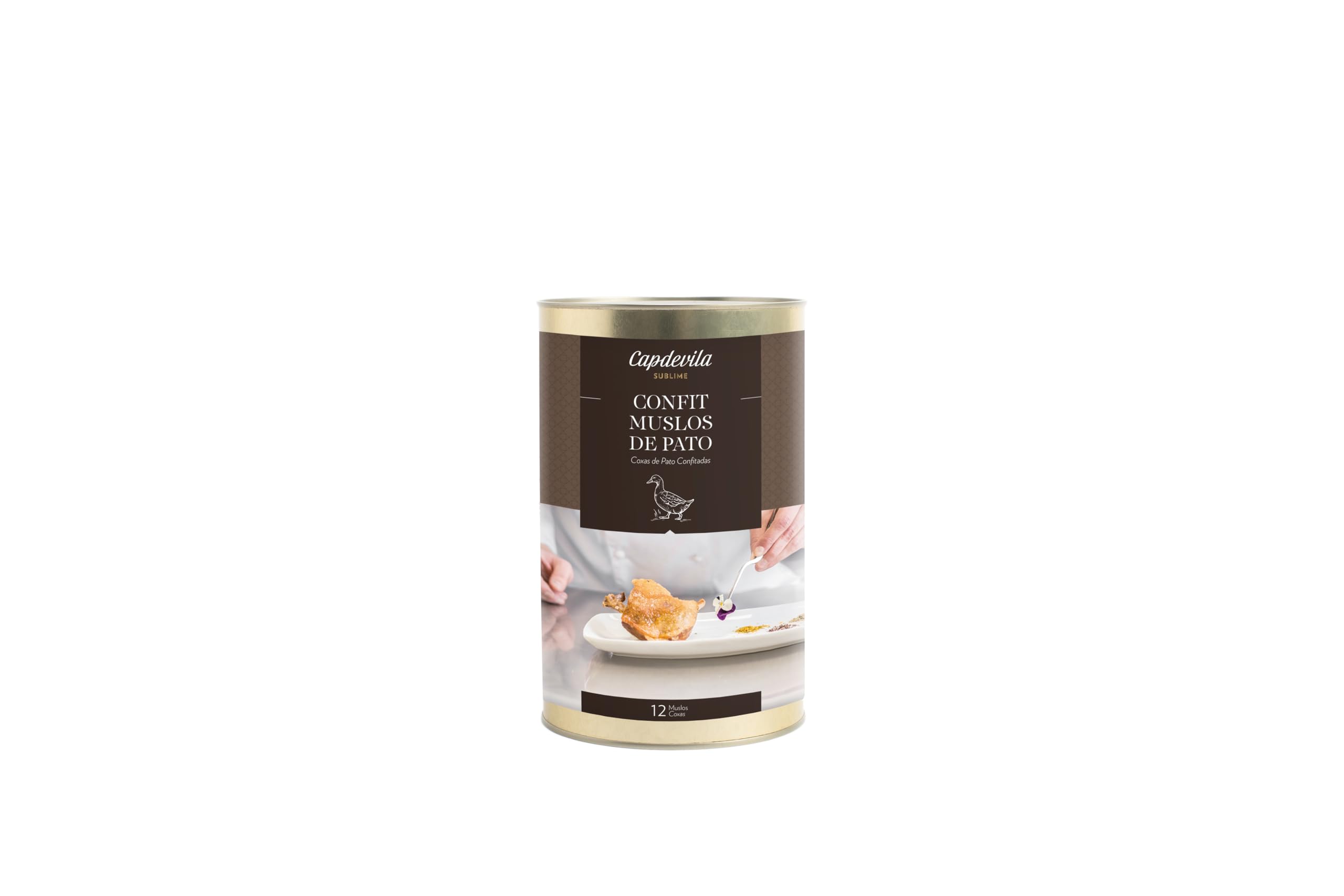 CAPDEVILA Confit de Pato Muslos 12 unidades - Pack de 3 Unidades