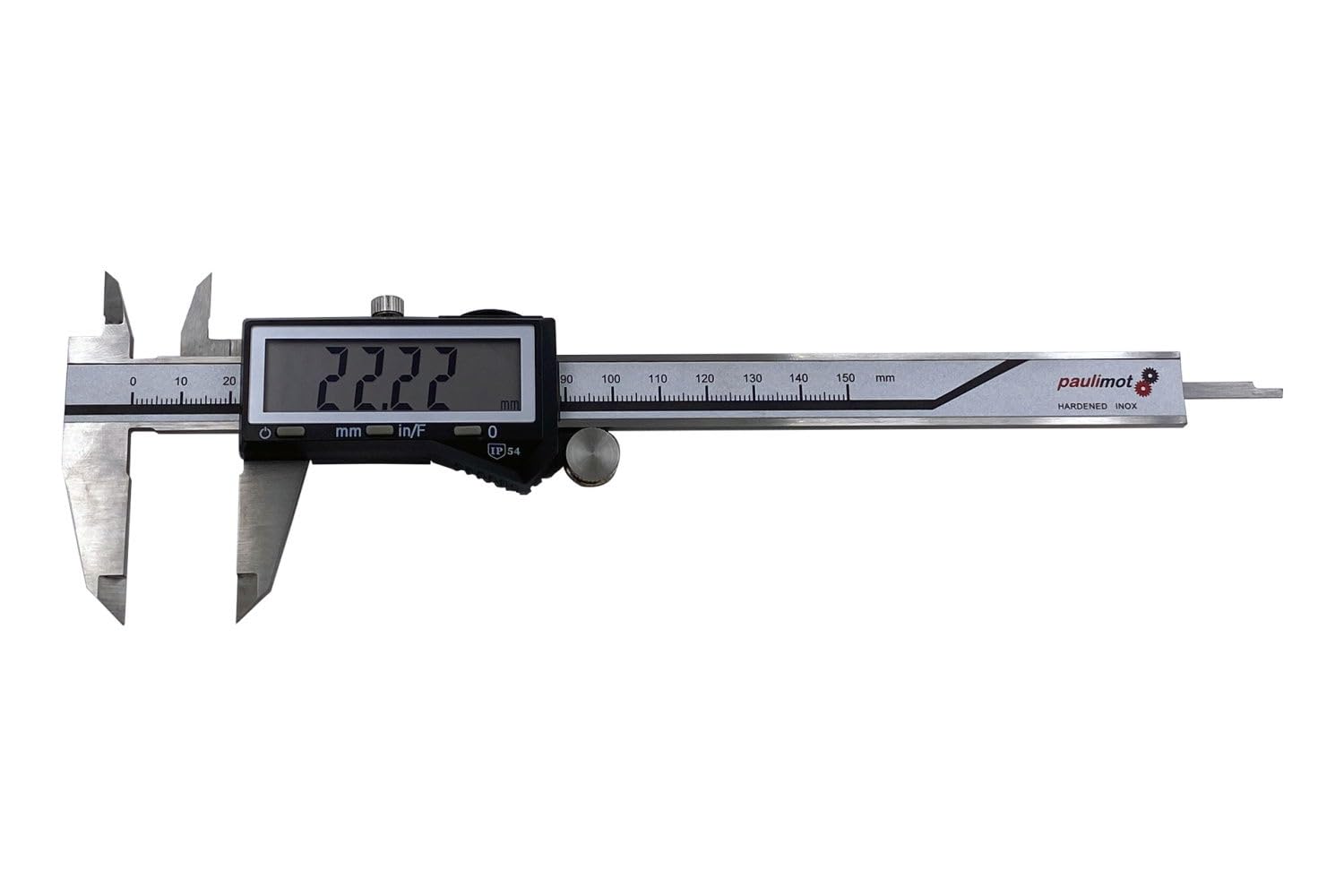 PAULIMOT Messschieber digital 0-150 mm, rostfrei INOX, IP54
