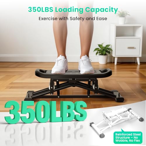 Image of Balance Board for Adults, Rocking Stepper with Resistance Bands, 300LBS Portable Wobble Board, Quiet Side to Side Ski Simulator Trainer Exercise Machine for Home Gym Core Workout