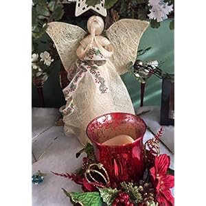 Taraluna - Fair Trade, Organic, Green & Ethical Gifts Heavenly Abaca Angel Ornament, Decoration or Tree Topper Taraluna Fair Trade Organic Green Ethical Gifts Heavenly Abaca Angel Ornament Decoration or Tree Topper