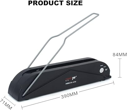 A4 Thermal Binding Machine, Electric Thermal Book Binding Machine, 1 Minute Warm Up, Lightweight and Compact, Max Binding Thickness 20mm, with Hot Melt Sleeve, for Tenders, Reports