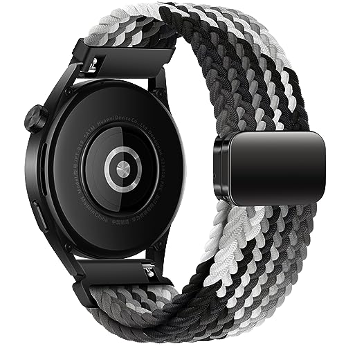 Mazoft Correa deportiva trenzada compatible con Samsung Galaxy Watch Band 6/5/4/3 y Watch 5 Pro y 6/4 Classic & Gear S3/S2, correa de reloj de 20 mm y 22 mm para Samsung Watch de 47 mm, 46 mm, 45 mm,