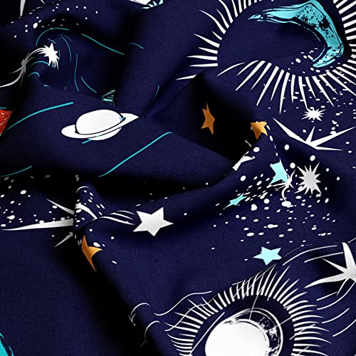 Vichonne Galaxy Space Comforter Set Full Size For Kids Teens Universe Adventure Stars Bedding Bedroom Decor #TOP5