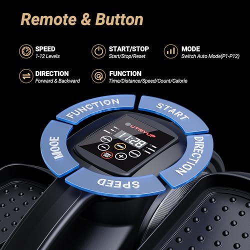 image for UTRYUP Under Desk Elliptical Machine, Electric Elliptical Machine Whil