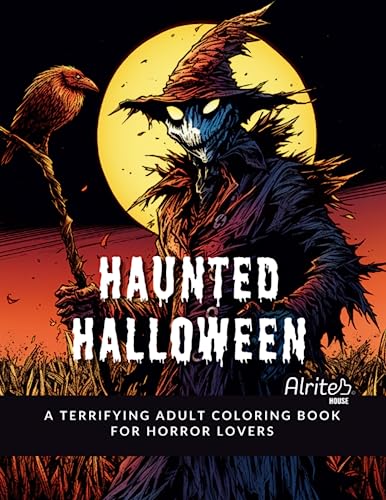 Haunted Halloween: A Terrifying Adult Coloring Book for Horror Lovers: | Graphic Novel Style | 50 Illustrations | Scary Messages | Horror Gift Idea (Chilling Horrors) image 2