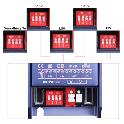 Image of GOMING CE Ultra Thin 12V 100W Power Supply LED Driver | AC 100-130V to DC 12V 8.3A Lighting Transformer Constant Voltage for LED Strip Light