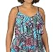 Kenneth Cole Reaction Women's Plus-Size Bohemian Babe Tiered Tankini