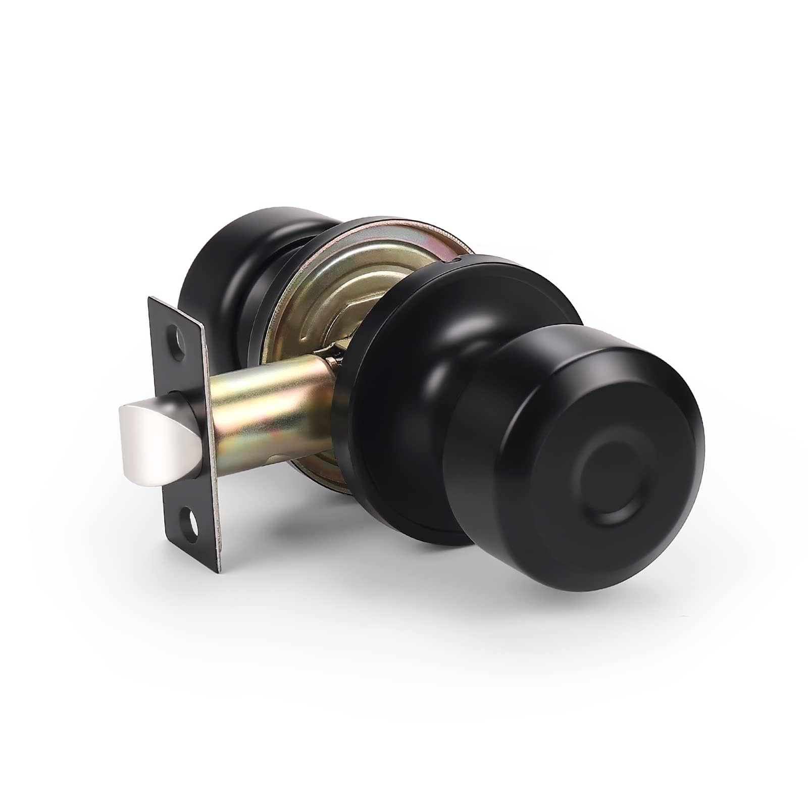 Matte Black Passage Door Knobs - FREE SHIPPING -1 Matte Black Passage Door Knobs - FREE SHIPPING -1