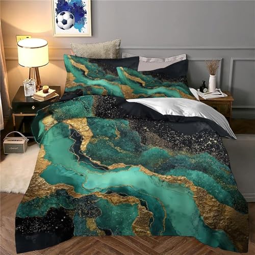 Parure de lit hypoallergique en microfibre super douce avec fermeture eclair 135x200