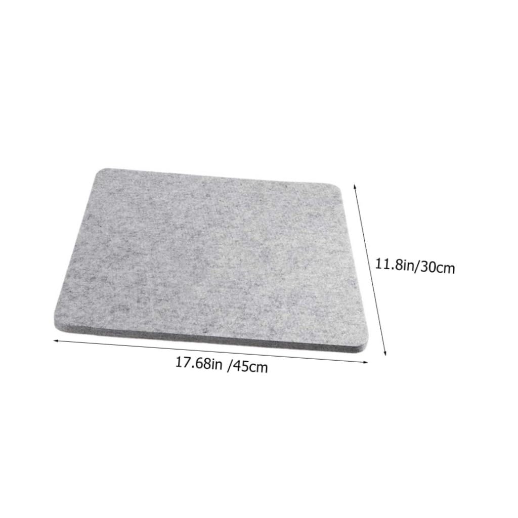 Wolle Bügelunterlage Doppelseitig Verwendbar Hitzebeständige Pressmatte 30x45cm Tragbar für Haushalt und Hohe Temperaturen zum Bügeln