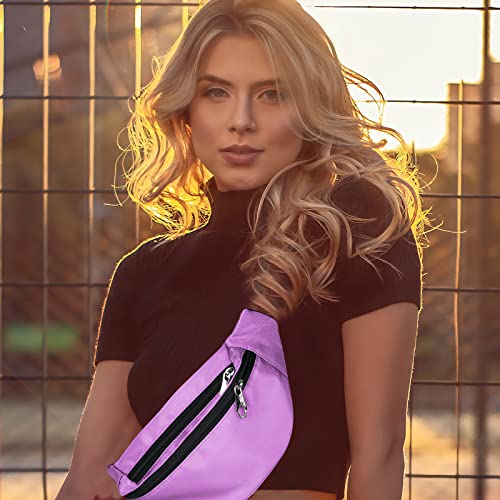 Image of Fanny Packs for Men and Women, Water-Repellent Sports Waist Pack Bag for Travel Hiking Running Hands-free