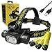 Produktbild Nitecore HC68 Typ-C Wiederaufladbare Dual Beam E-Focus Scheinwerfer, Luminus SST-40-W 2000 Lumen, Zubehör von Eco-Sensa (+ 2 x extra NL1835HP)
