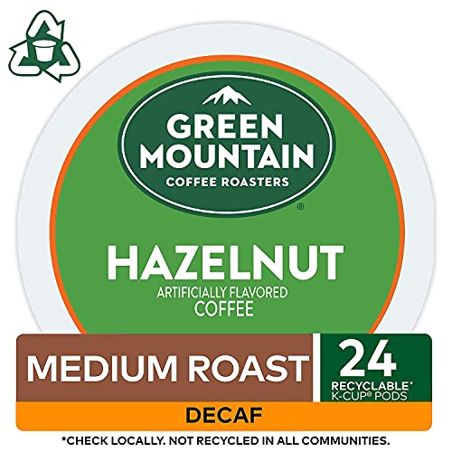 Green Mountain Coffee Roasters Green Mountain Coffee Hazelnut Decaf, Light Roasted, K-Cup Portion Pack for Keurig K-Cup Brewers, 24-Count - image 3