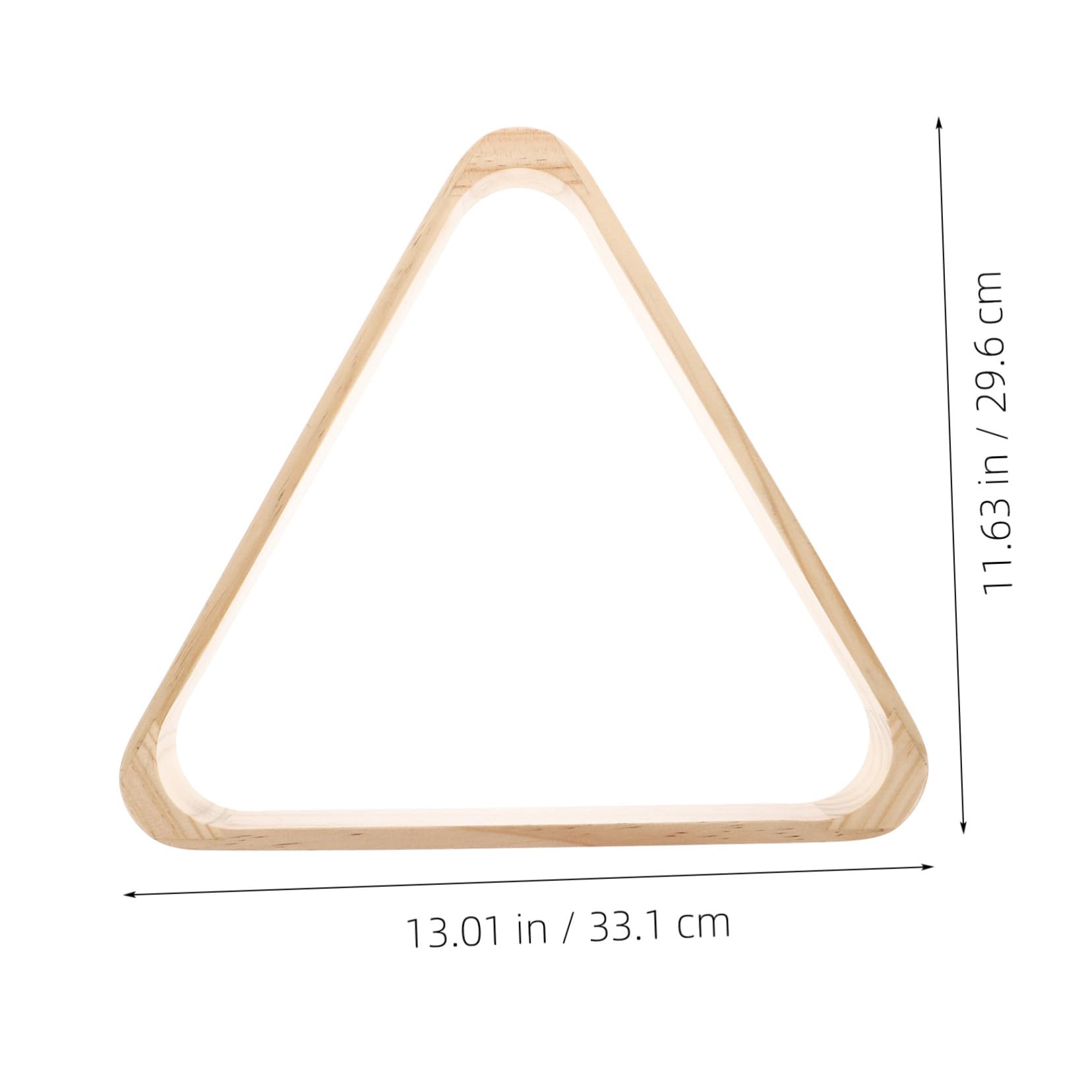 GALPADA Wooden Triangle Pool Rack Billiard Ball Holder for 9 Ball Triangle Accessories Mini Pool Billiards Accessory Vintage Style Rack