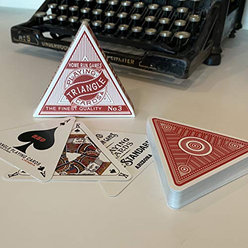 Triángulo Baraja de Cartas Roja miniatura 4