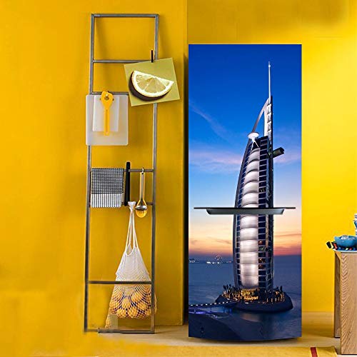 Vinilo de Dubai para refrigerador autoadhesivo e impermeable de 77x200cm 3
