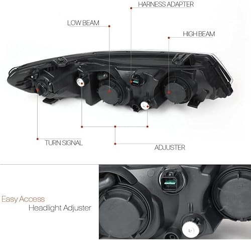 Miniatura 4 de Signal Light Halogen Factory Style Front Left Right Side ABS Plastic Housing Polycarbonate Lens Smoke Lens Chrome Housing Clear Reflector Tinted