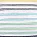 HonestBaby Boys Organic Cotton Changing Pad Cover, Rainbow Stripe Blues, One Size