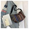 hippie cloth purses for women, cute Small hobo boho purses crescent crossbody bags, vintage aesthetic bags