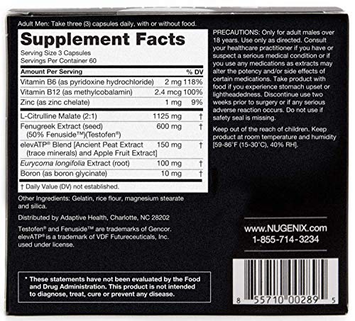 Nugenix Total-T - Free and Total Testosterone Booster for Men, 180 Count - Image 4
