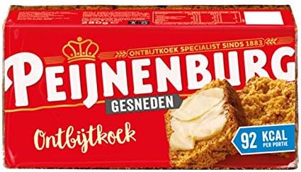 Dutch Spice Cake | Peijnenburg | Gingerbread Natural Sliced | Total Weight 9.88 ounce