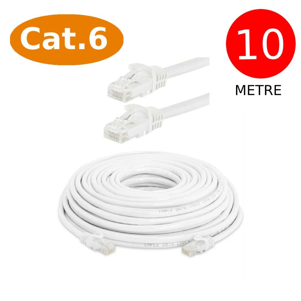Tek-iş 529387 Cat6 Network Internet Ethernet Bilgisayar Kablosu Rj45 - Rj45 10 Metre Patch Kablo