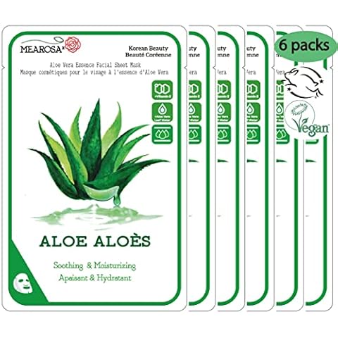 MEAROSA DESIGN Mascarilla facial con Aloe Vera y Ácido hialurónico Cover