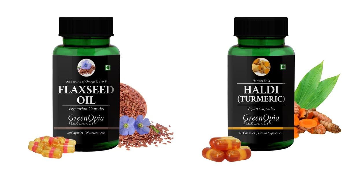 Flax Seed Oil Haldi Wellness Daily Vitality 60 CAPSULES-image-24