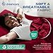 DREAMCARE Queen Sheet Set – 4 pcs Cooling Sheets – up to 21” Extra Deep Pocket Queen Sheets – Hotel Luxury Sheets & Pillowcases – Superior Softness 100% Fine Microfiber with Side Pocket – Burgundy