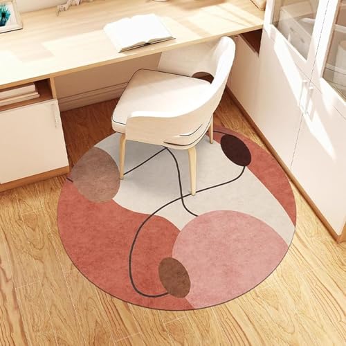 Tapis géométrique lavable et circulaire de grand confort pour le salon - 4