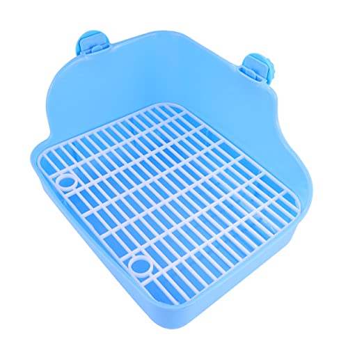 ノーブランド品 ハムスターうさぎの四角い便器 フリース コーナーペットトイレ おしっこ ペットトイレトイレトレーナー 犬の訓練用トイレ 犬の訓練用トイレ うさぎのトイレ 子犬 おもちゃ Blue