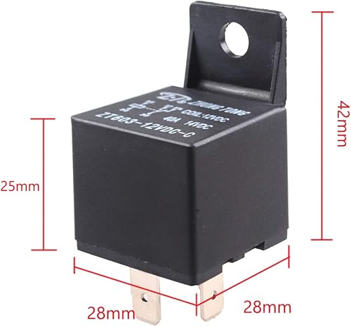 Miniatura 10 de Enchufe para relé de auto, de E Support, de 12 V, 30 A, 40 A, 60A, 80A SPST y SPDT