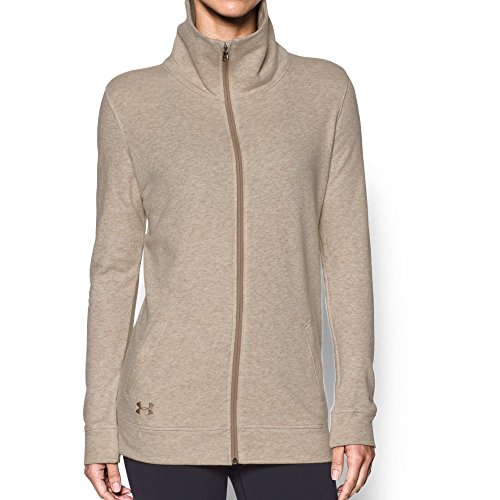 Under Armour Women's UA Traveler Full Zip Jacket SM Oatmeal Heather