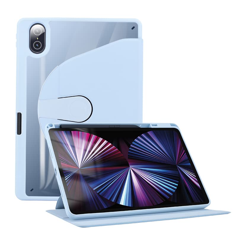 Funda para iPad Pro 12,9 con rotación de 360 grados y empuñadura ergonómica de diseño reforzado