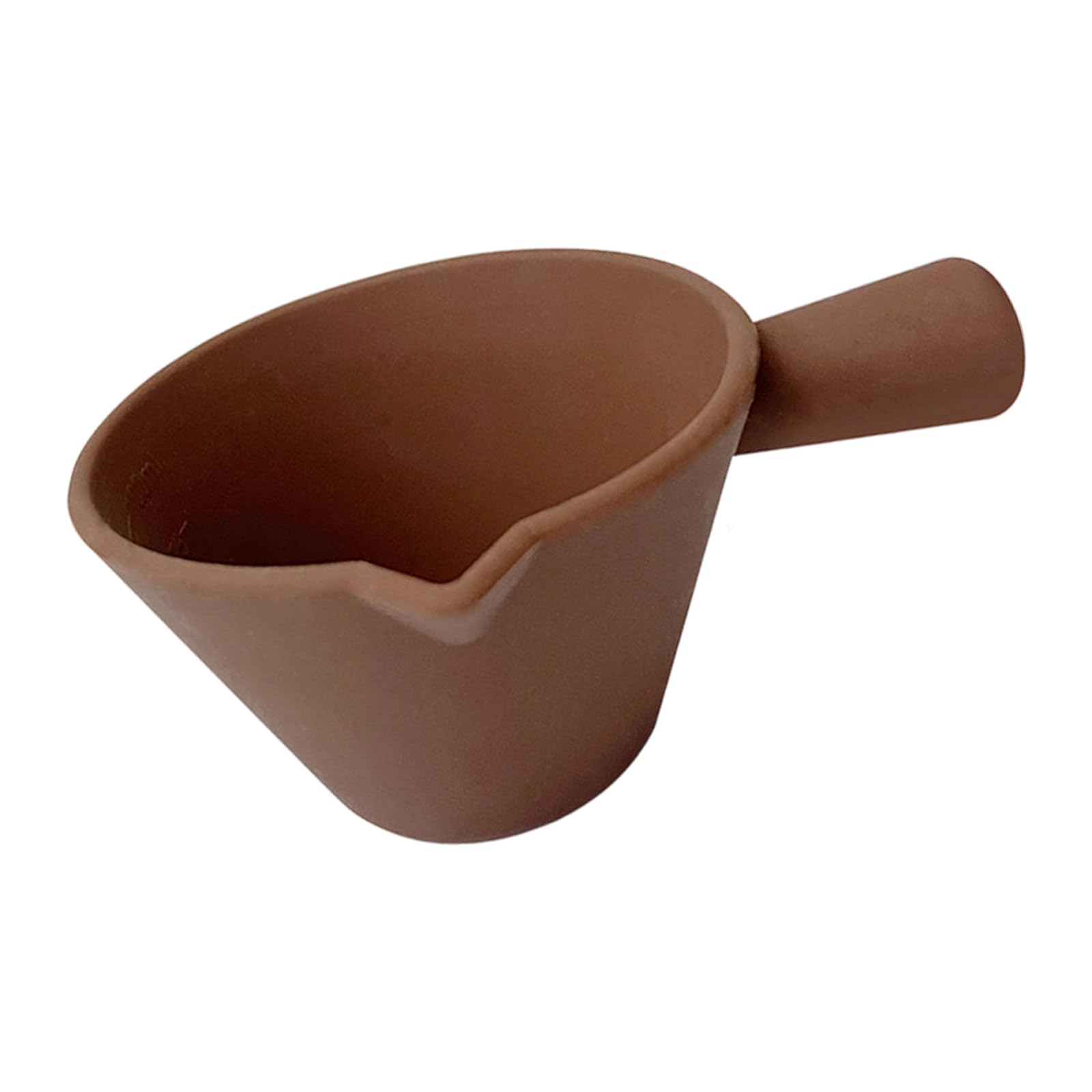 NVOQILIN Silicone Measuring Cup with Marks for Coffee Brewing and Milk Frothing Leave Cup Maker
