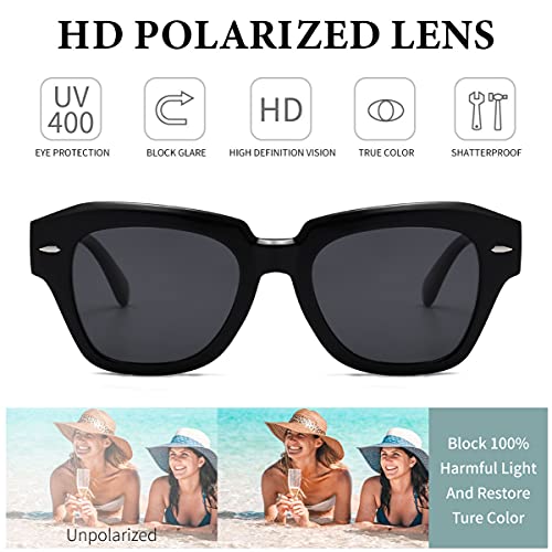 Dollger Polarized Sunglasses for Women Men Square Sunglasses For Driving Shades3