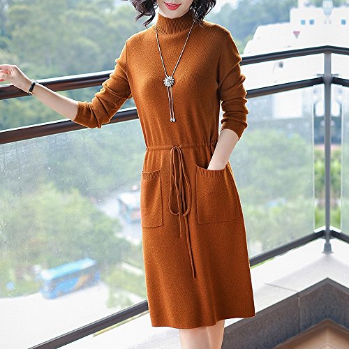 Robe longue de mi-saison idéale pour les sorties professionnelles et soirées chic - 2