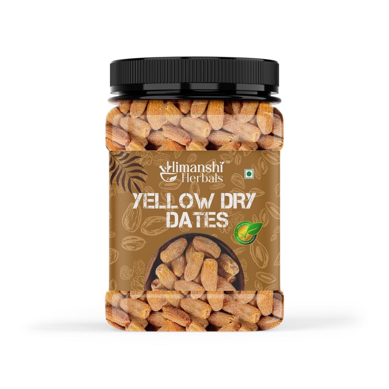 Image of HIMANSHI HERBALS Premium Dried Dates (Dry Date) Natural Soft Chewy Dates Dry Fruit,No Sugar Added, Rich in Fiber Healthy snacks